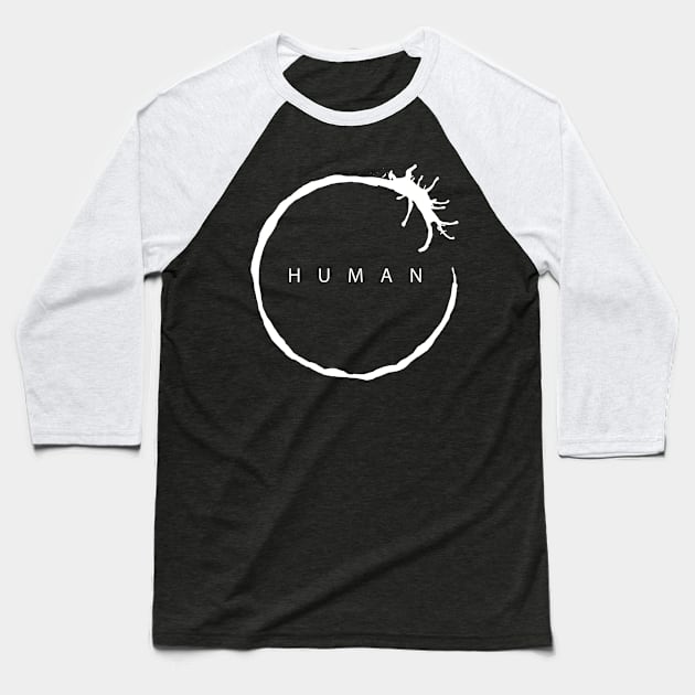 HUMAN Baseball T-Shirt by KARMADESIGNER T-SHIRT SHOP